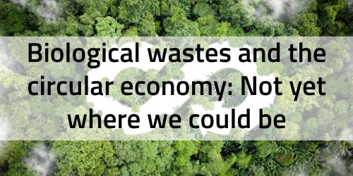 Biological Wastes and the circu;ar economy: not yet where we could be