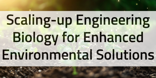 Scaling-up engineering biology for enhanced environmental solutions
